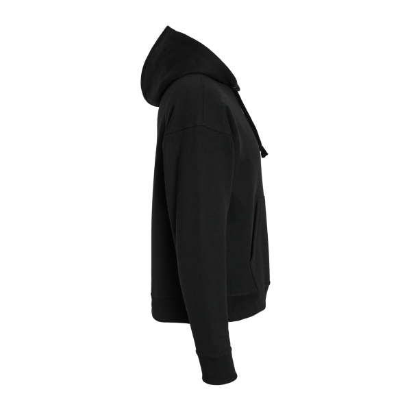 Champion Women's Powerblend® Hooded Sweatshirt, Black, Right Sleeve view