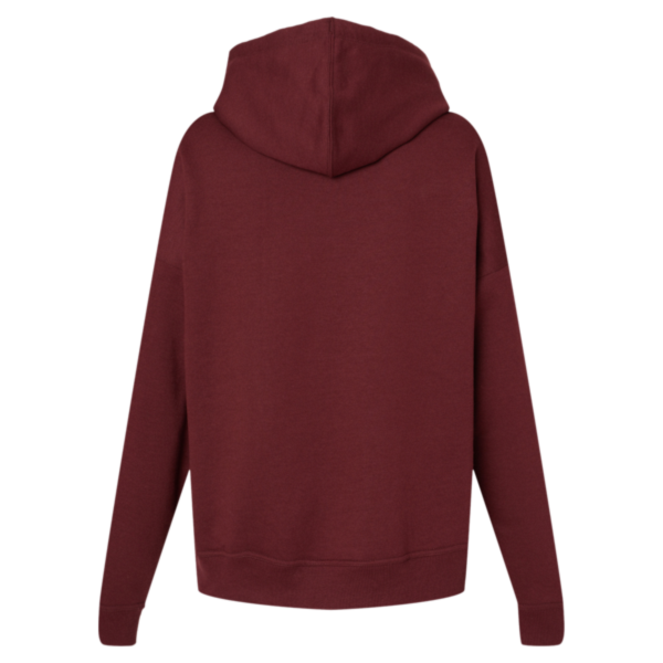 Champion Women's Powerblend® Hooded Sweatshirt, Maroon, Back view