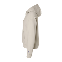 Champion Women's Powerblend® Hooded Sweatshirt, Sand, Left Sleeve view
