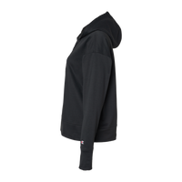 Champion Women's Sport Hooded Sweatshirt, Black, Left Sleeve view