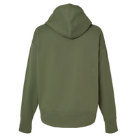 Champion Women's Sport Hooded Sweatshirt, Fresh Olive, Back view