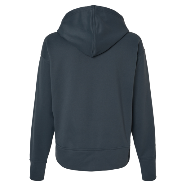 Champion Women's Sport Hooded Sweatshirt, Stealth, Back view