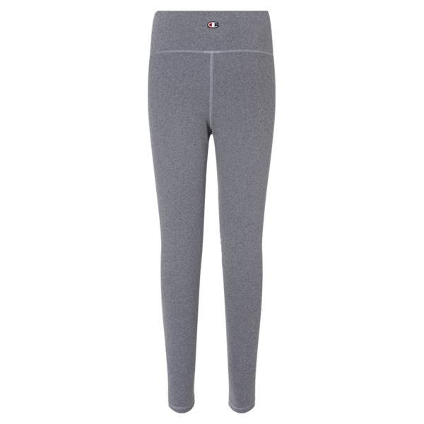 Champion Women's Sport Soft Touch Leggings, Ebony Heather, Back view
