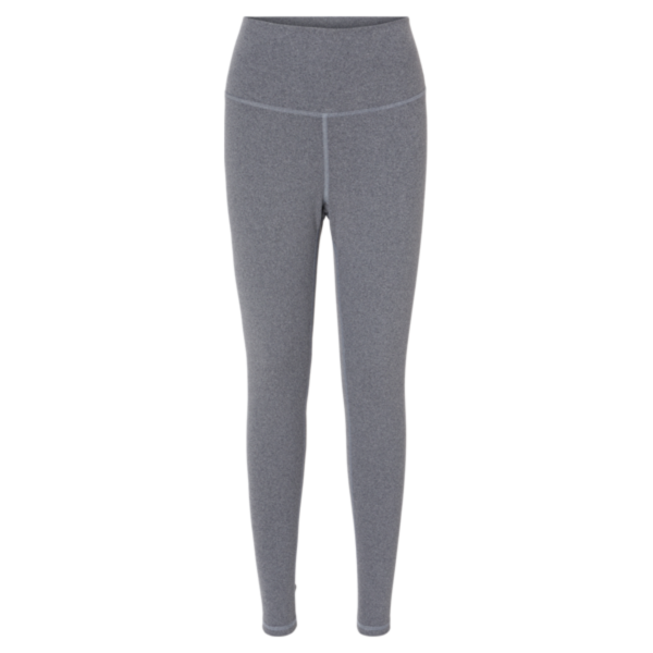 Champion Women's Sport Soft Touch Leggings, Ebony Heather, Front view