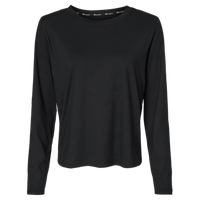 Champion Women's Sport Soft Touch Long Sleeve T-Shirt, Black, Front view