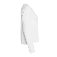 Champion Women's Sport Soft Touch Long Sleeve T-Shirt, White, Right Sleeve view