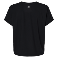 Champion Women's Sport Soft Touch T-Shirt, Black, Back view