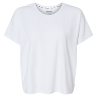 Champion Women's Sport Soft Touch T-Shirt, White, Front view