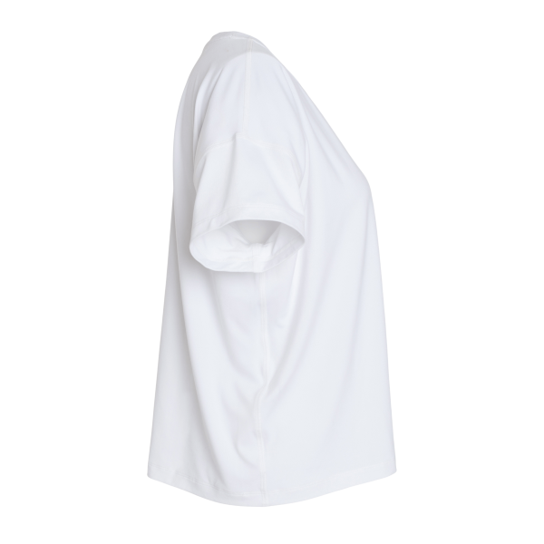 Champion Women's Sport Soft Touch T-Shirt, White, Right Sleeve view