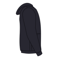 Champion Youth Powerblend® Hooded Sweatshirt, Navy, Right Sleeve (Long) view