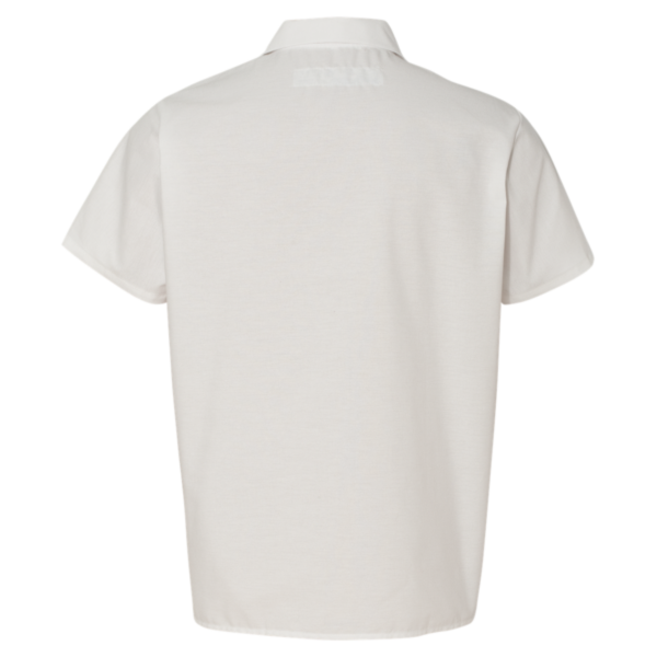Chef Designs Poplin Cook Shirt with Gripper Closures, White, Back view