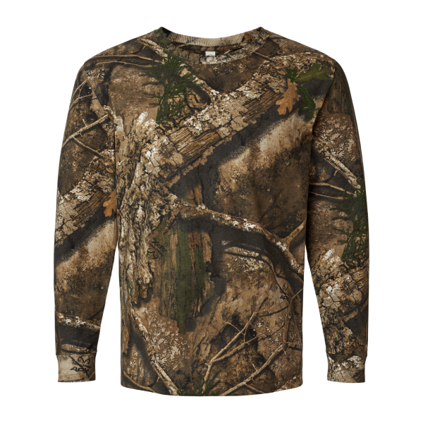 Code Five Men's Realtree® Camo Long Sleeve T-Shirt, Real Tree Apx, Front view