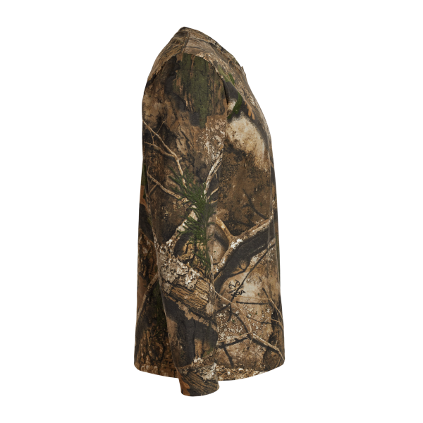 Code Five Men's Realtree® Camo Long Sleeve T-Shirt, Real Tree Apx, Right Sleeve view