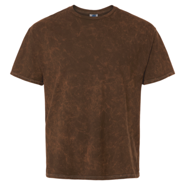 Colortone Unisex Mineral Wash T-Shirt, Mineral Brown, Front view