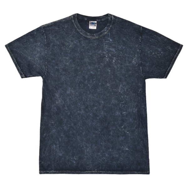 Colortone Unisex Mineral Wash T-Shirt, Mineral Navy, Front view