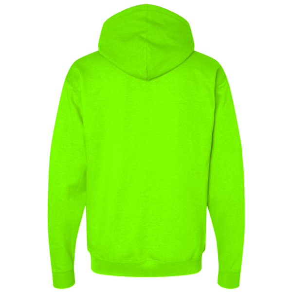 Colortone Unisex Tie-Dyed Hooded Sweatshirt, Spider Lime, Back view