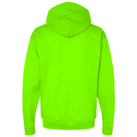 Colortone Unisex Tie-Dyed Hooded Sweatshirt, Spider Lime, Back view