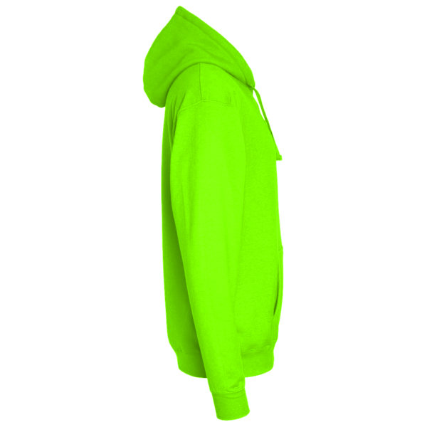 Colortone Unisex Tie-Dyed Hooded Sweatshirt, Spider Lime, Right Sleeve view