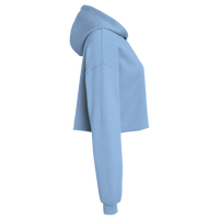 Colortone Women's Tie-Dyed Crop Hooded Sweatshirt, Lagoon, Right Sleeve view