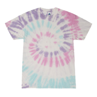 Colortone Youth Multi-Color Tie-Dyed T-Shirt, Acadia / Acadia, Front view
