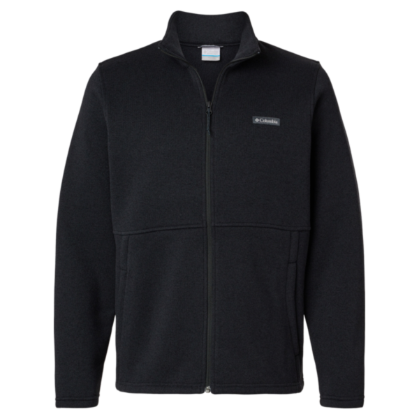 Columbia Men's Alto Pass™ Fleece Full-Zip Jacket, Black, Front view