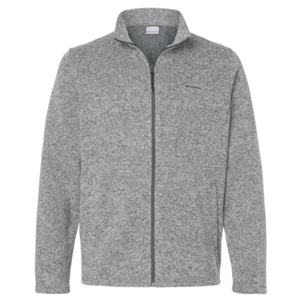 Columbia Men's Alto Pass™ Fleece Full-Zip Jacket, City Grey Heather, Front view