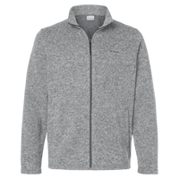 Columbia Men's Alto Pass™ Fleece Full-Zip Jacket, City Grey Heather, Front view