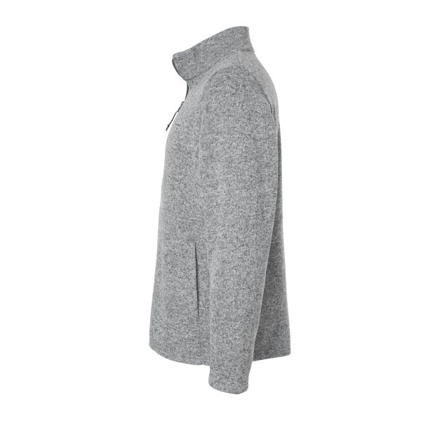 Columbia Men's Alto Pass™ Fleece Full-Zip Jacket, City Grey Heather, Left Sleeve view