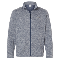 Columbia Men's Alto Pass™ Fleece Full-Zip Jacket, Dark Mountain Heather, Front view