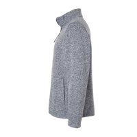 Columbia Men's Alto Pass™ Fleece Full-Zip Jacket, Dark Mountain Heather, Left Sleeve view