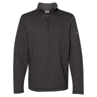 Columbia Men's Great Hart Mountain™ III Half-Zip Pullover, Black Heather, Front view
