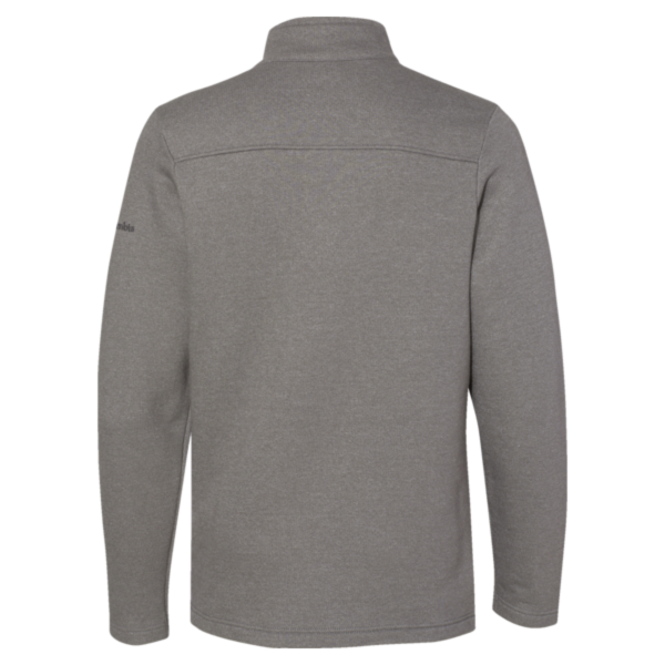 Columbia Men's Great Hart Mountain™ III Half-Zip Pullover, Boulder Heather, Back view