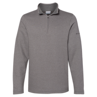 Columbia Men's Great Hart Mountain™ III Half-Zip Pullover, Boulder Heather, Front view