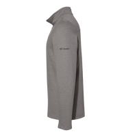 Columbia Men's Great Hart Mountain™ III Half-Zip Pullover, Boulder Heather, Left Sleeve view