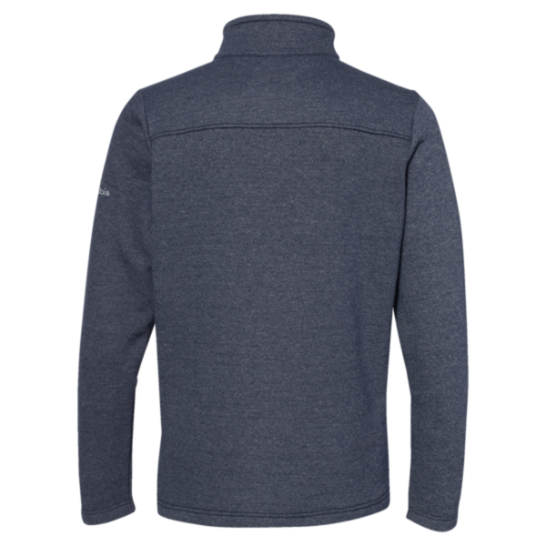 Columbia Men's Great Hart Mountain™ III Half-Zip Pullover, Collegiate Navy, Back view