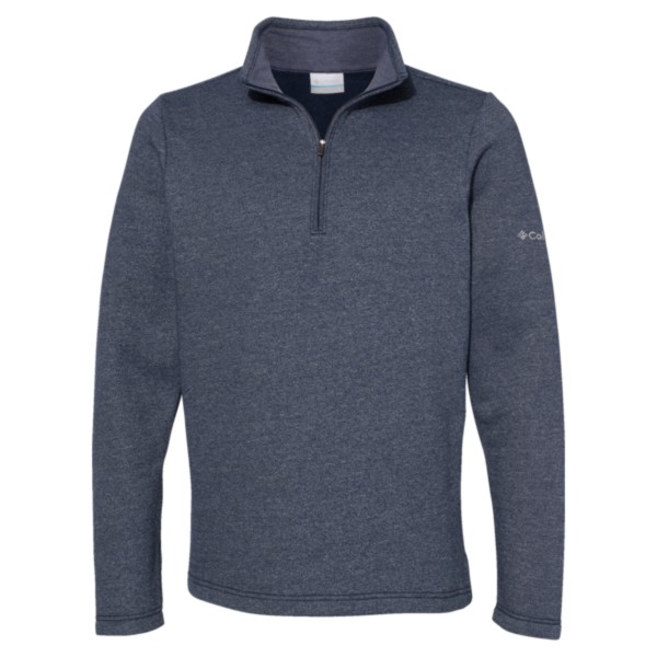 Columbia Men's Great Hart Mountain™ III Half-Zip Pullover, Collegiate Navy, Front view