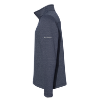 Columbia Men's Great Hart Mountain™ III Half-Zip Pullover, Collegiate Navy, Left Sleeve view