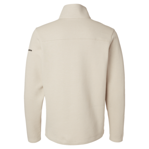 Columbia Men's Great Hart Mountain™ III Half-Zip Pullover, Dark Stone Heather, Back view