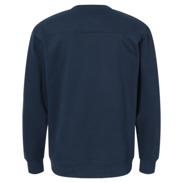 Columbia Men's Hart Mountain™ II Crewneck Sweatshirt, Collegiate Navy, Back view