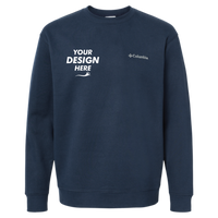 Columbia Men's Hart Mountain™ II Crewneck Sweatshirt, Collegiate Navy, Front view, Mockup