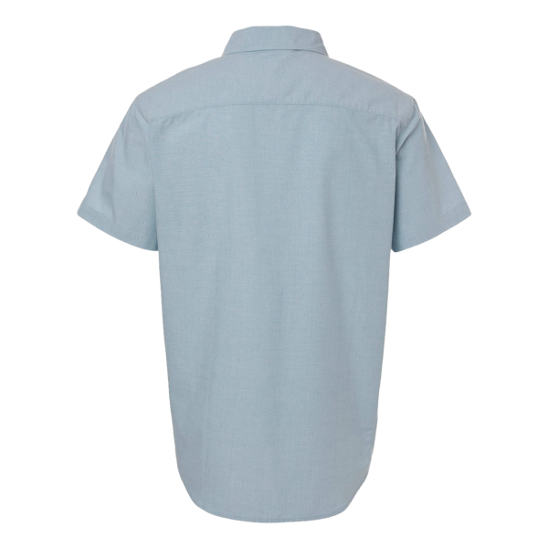 Columbia Men's Rapid Rivers™ Novelty Short Sleeve Shirt, Ripple Blue, Back view