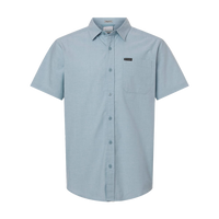 Columbia Men's Rapid Rivers™ Novelty Short Sleeve Shirt, Ripple Blue, Front view