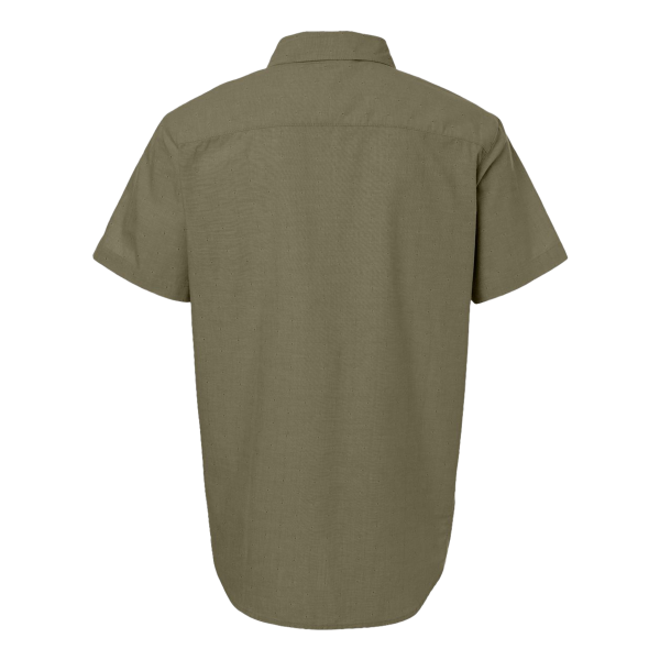 Columbia Men's Rapid Rivers™ Novelty Short Sleeve Shirt, Stone Green, Back view