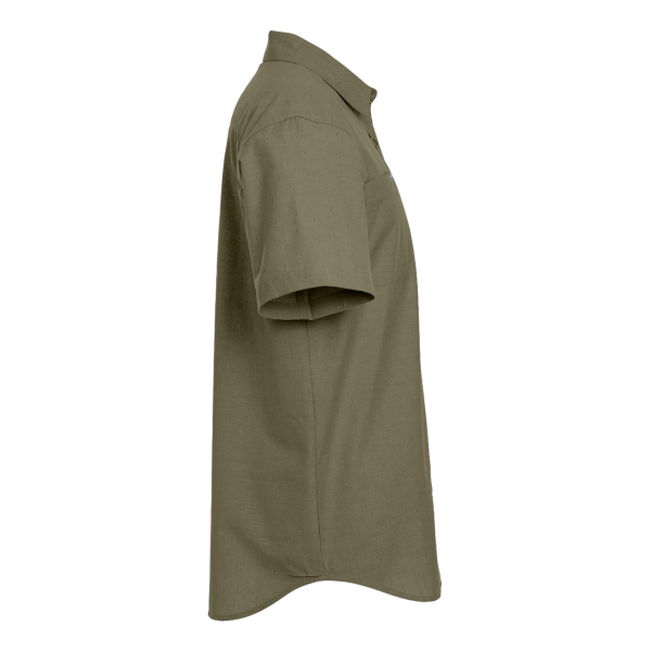 Columbia Men's Rapid Rivers™ Novelty Short Sleeve Shirt, Stone Green, Right Sleeve view