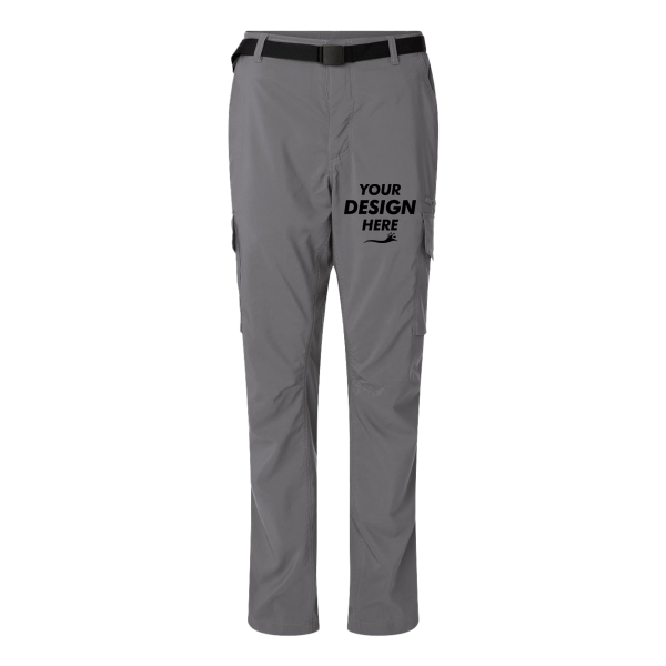 Columbia Men's Skien Valley™ Cargo Pants, City Grey, Front view, Mockup