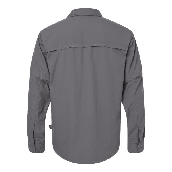 Columbia Men's Skien Valley™ Pocket Shirt, City Grey, Back view
