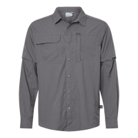 Columbia Men's Skien Valley™ Pocket Shirt, City Grey, Front view