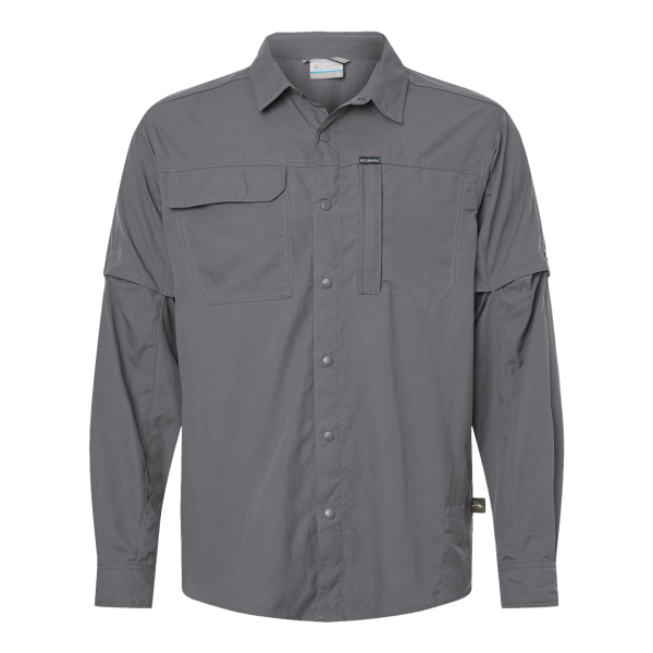 Columbia Men's Skien Valley™ Pocket Shirt, City Grey, Front view
