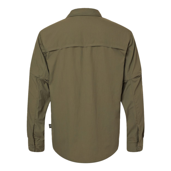 Columbia Men's Skien Valley™ Pocket Shirt, Stone Green, Back view
