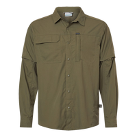 Columbia Men's Skien Valley™ Pocket Shirt, Stone Green, Front view